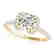 1.33 CTW Certified VS/SI Diamond Solitaire Halo Ring - 2