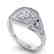 1.95 CTW Certified VS/SI Diamond Art Deco Micro Ring - 2