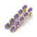 6 CTW Amethyst & VS/SI Diamond Tennis Earrings 10K