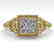 1.0 CTW VS/SI Princess Diamond Solitaire Ring Art Deco