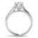 1 CTW Certified VS/SI Diamond Solitaire Ring 14K White - 2