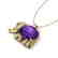 8 CTW Amethyst & Micro Pave Huggable Elephant VS/SI