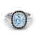 2.50 CTW Sky Blue Topaz With Black & Micro VS/SI
