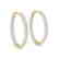 6.25 CTW Diamond VS/SI Certified 36 Mm Hoop Earrings - 2