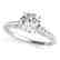 0.92 CTW Certified VS/SI Diamond Solitaire Ring 14K - 2