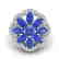 3 CTW Tanzanite & VS/SI Diamond Cluster Designer Halo - 2