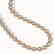 35.13 CTW Morganite & Diamond Halo Necklace 10K Yellow - 2