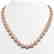 27.93 CTW Opal & Diamond Halo Necklace 10K Rose Gold