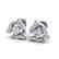 0.76 CTW Micro Pave VS/SI Diamond Halo Earrings 18K
