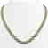 24.07 CTW Swiss Topaz & Diamond Halo Necklace 10K