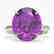 9 CTW Amethyst Designer Solitaire Engagement Ring 18K