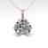 1 CTW Certified VS/SI Diamond Art Deco Necklace 14K - 2