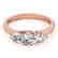 1 CTW Certified VS/SI Diamond 3 Stone Solitaire Ring