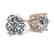 1.0 CTW Certified VS/SI Diamond Stud Art Deco Earrings