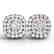 1.5 CTW Diamond Solitaire VS/SI Certified Halo 14K - 2