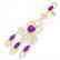 11 CTW Amethyst & Micro Pave VS/SI Diamond Earrings 14K