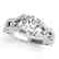 1 CTW Certified VS/SI Diamond Solitaire Ring 14K White - 2