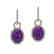 6 CTW Amethyst & Micro Pave Solitaire Halo VS/SI