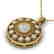 0.91 CTW Certified VS/SI Diamond Art Deco Necklace 18K - 2