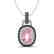 2.50 CTW Morganite With Black & Micro VS/SI Diamond