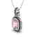 2.50 CTW Morganite With Black & Micro VS/SI Diamond - 2