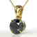 2 CTW Black VS/SI Diamond Inspired Solitaire Necklace