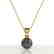 2 CTW Black VS/SI Diamond Inspired Solitaire Necklace - 2