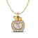 0.30 CTW VS/SI Diamond Micro Pave Halo Necklace 18K