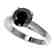 2.15 CTW Fancy Black VS Diamond Solitaire Engagement