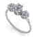 1 CTW Certified VS/SI Diamond Art Deco Ring 14K White - 2