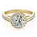 1.16 CTW Certified VS/SI Diamond Solitaire Halo Ring