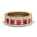 2.34 CTW Ruby & Micro Pave VS/SI Diamond Designer