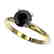 1.50 CTW Fancy Black VS Diamond Solitaire Engagement