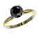 1.50 CTW Fancy Black VS Diamond Solitaire Engagement - 2