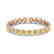 23 CTW Citrine & Micro Pave Bracelet Heart Halo 14K - 2