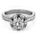 1.5 CTW Certified VS/SI Diamond Solitaire Halo Ring 14K