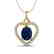 4 CTW Sapphire & VS/SI Diamond Designer Inspired Heart