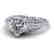 1 CTW Solitaire Certified VS/SI Diamond Ring 18K White - 2