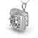 1 CTW VS/SI Cushion Cut Diamond Solitaire Necklace 14K