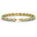 8.28 CTW Opal & Diamond Halo Bracelet 10K Yellow Gold - 2
