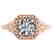 1 CTW Solitaire Certified VS/SI Diamond Ring 18K Rose