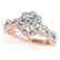 1.69 CTW Certified VS/SI Diamond Solitaire Halo Ring