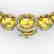 87 CTW Citrine & VS/SI Diamond Halo Micro Pave Necklace