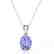 3.50 CTW Tanzanite Designer Inspired Solitaire Necklace - 2