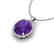 10 CTW Amethyst & Micro Pave VS/SI Diamond Halo - 2