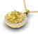 2 CTW Citrine & Halo VS/SI Diamond Micro Pave Necklace