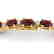 15 CTW Garnet & VS/SI Diamond Eternity Bracelet 10K