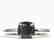 3 CTW Cushion Cut Black VS/SI Diamond Solitaire Ring