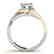 1.5 CTW Certified VS/SI Diamond Solitaire Halo Ring 14K - 2