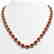 45.93 CTW Ruby & Diamond Halo Necklace 10K Yellow Gold